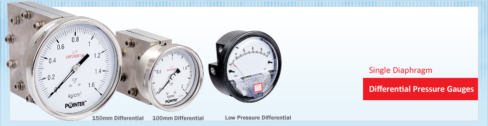 Single Diaphragm Differential Pressure Gauges